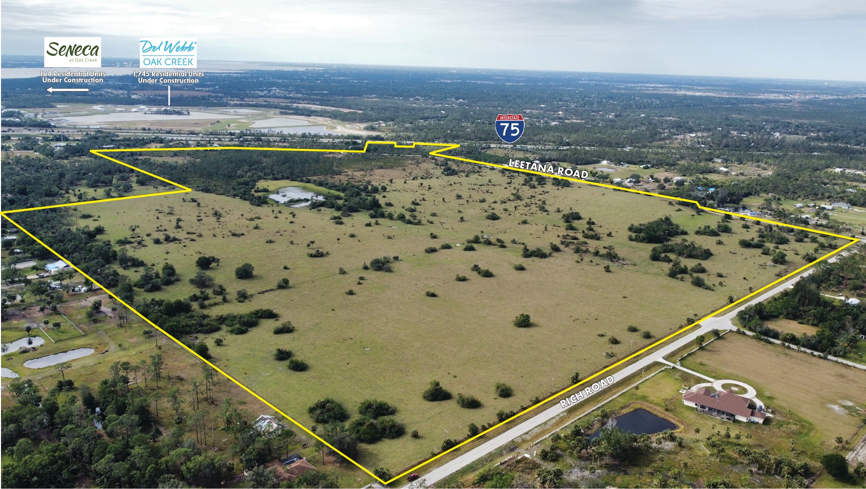 18300 Leetana Rd, North Fort Myers, FL for sale Aerial- Image 1 of 7
