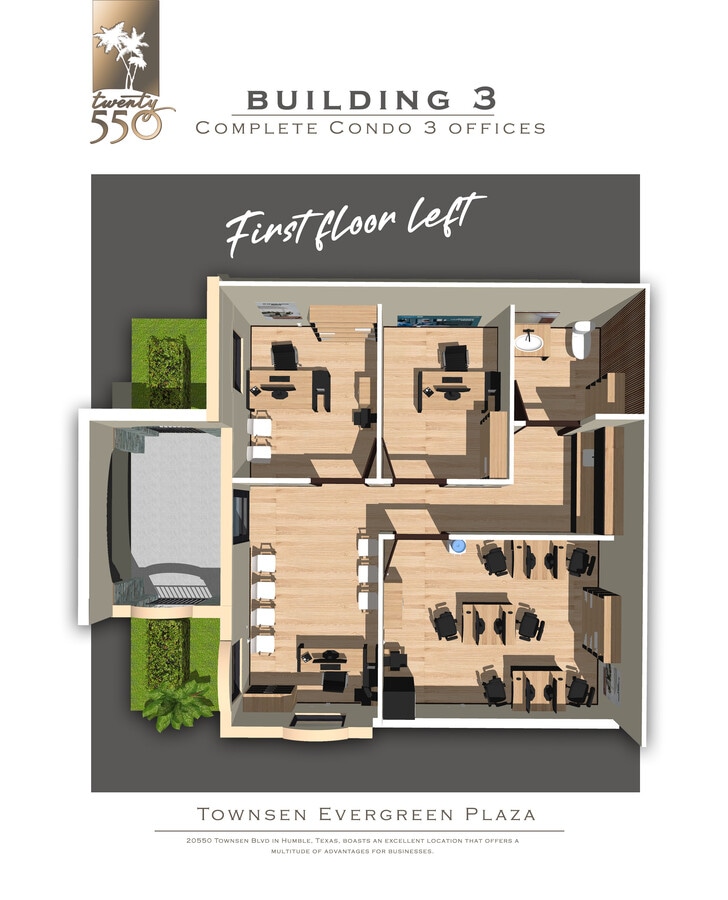 20550 Townsen Blvd, Humble, TX 77338 - Unité 3.101 -  - Plan d’étage - Image 1 of 3