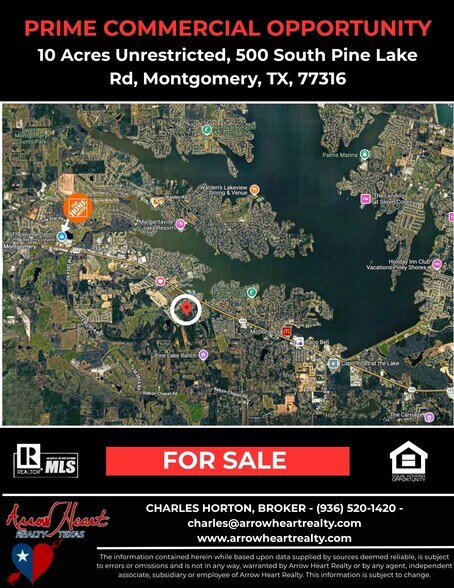 500 S Pine Lake Rd, Montgomery, TX à vendre - Aérien - Image 2 de 20