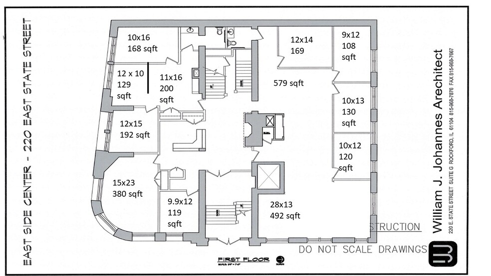 220 E State St, Rockford, IL à louer - Plan d  tage - Image 3 de 9