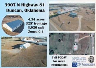 More details for 4925 North Hwy 81, Duncan, OK - Flex for Sale