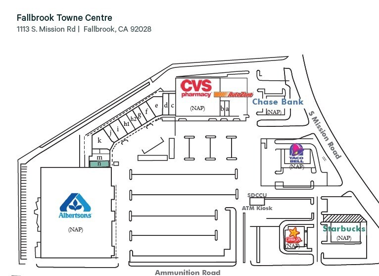 1081-1139 S Mission Rd, Fallbrook, CA à louer Photo principale- Image 1 de 10