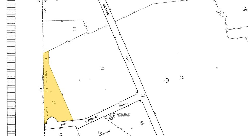 7 Crossway Blvd, Patchogue, NY à vendre - Plan cadastral - Image 2 de 16