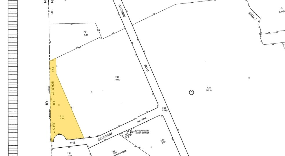 7 Crossway Blvd, Patchogue, NY for sale - Plat Map - Image 2 of 16