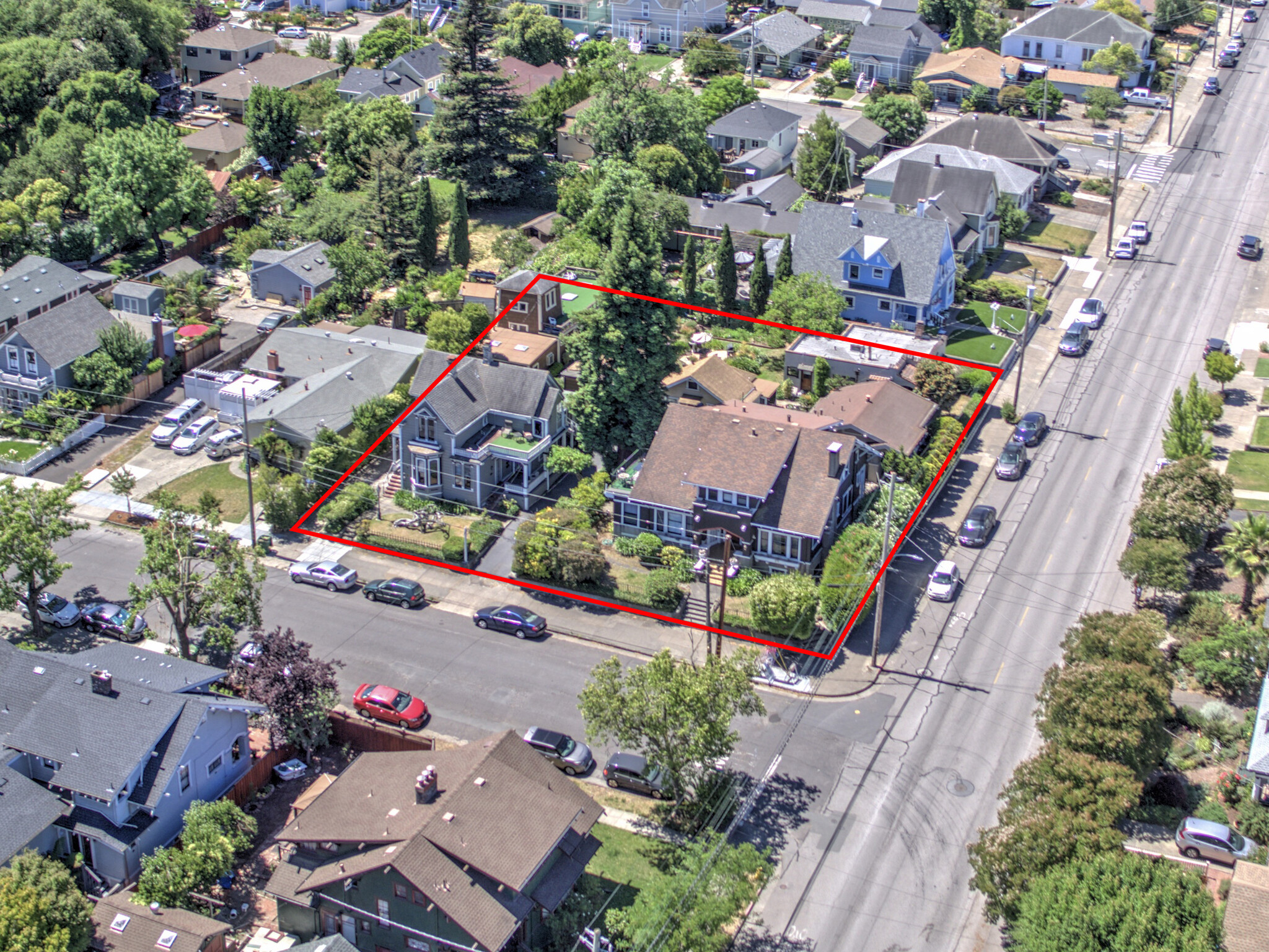 2-10 7th St, Petaluma, CA for sale Aerial- Image 1 of 24
