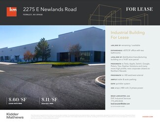 Plus de détails pour 2275 E Newlands Dr, Fernley, NV - Industriel à louer