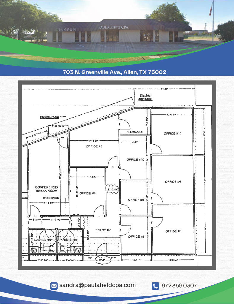 703 N Greenville Ave, Allen, TX for lease Floor Plan- Image 1 of 1