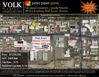 Plus de détails pour 5925 E Broadway Blvd, Tucson, AZ - Bureau/Commerce de détail à louer