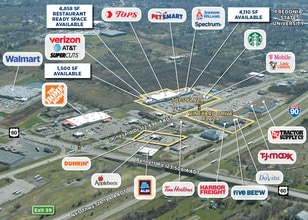 3955 Vineyard Dr, Dunkirk, NY - AERIAL map view