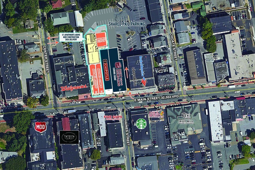 134 E Main St, Newark, DE for lease - Aerial - Image 2 of 5