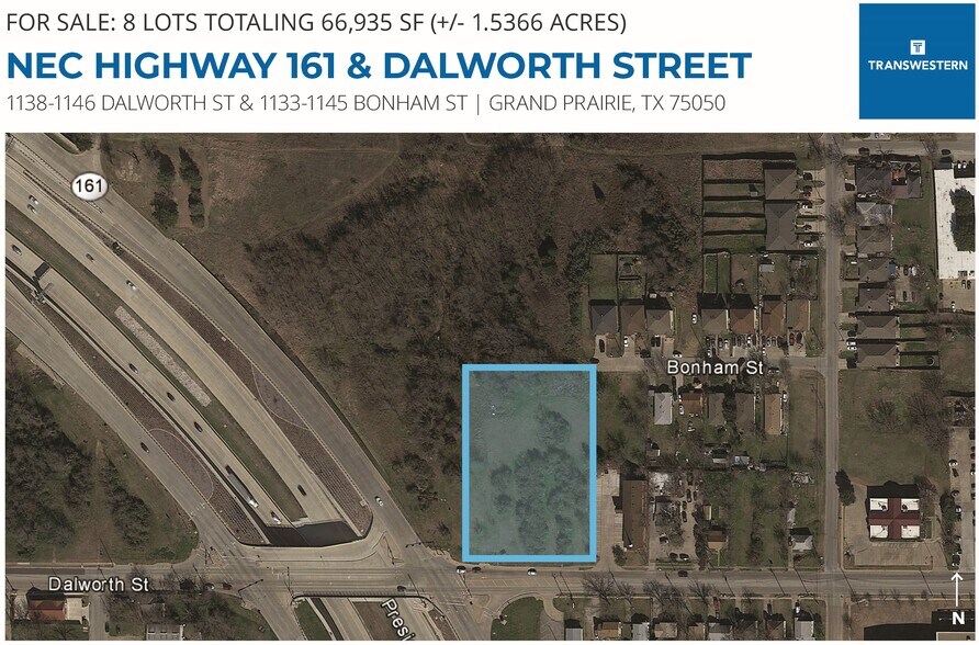 NEC Hwy 161 & Dalworth St, Grand Prairie, TX à vendre - Photo du bâtiment - Image 1 de 1