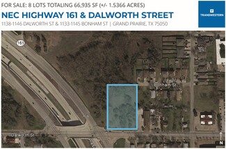 Plus de détails pour NEC Hwy 161 & Dalworth St, Grand Prairie, TX - Terrain à vendre