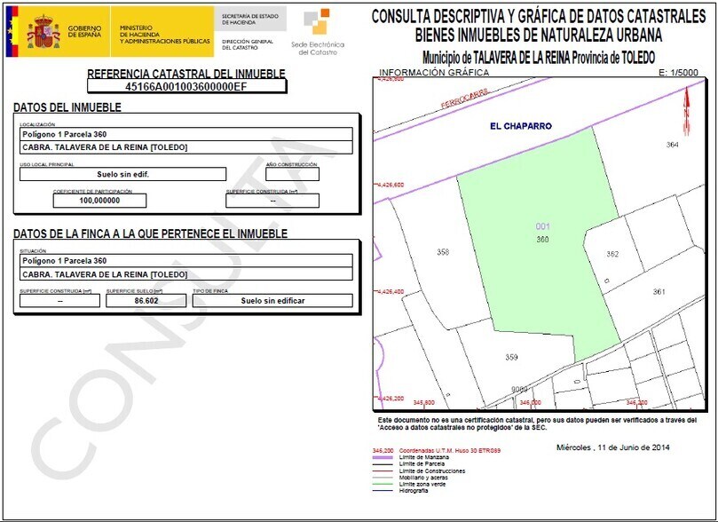 Polígono Peri 10, 1, Talavera de la Reina, Toledo à vendre - Autre - Image 2 de 2