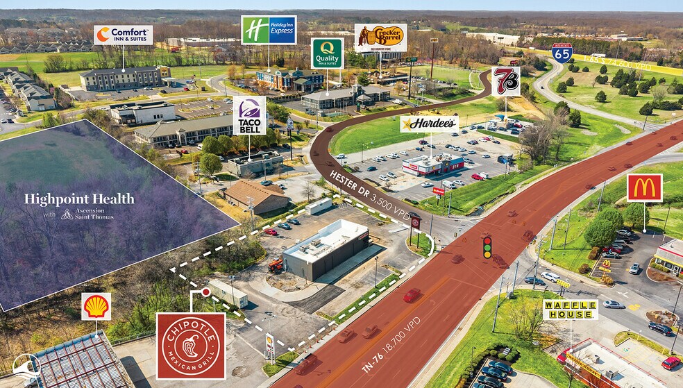 803 Highway 76, White House, TN à vendre - Photo du bâtiment - Image 3 de 4