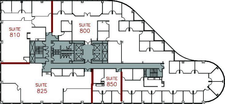 4270 Executive Sq, La Jolla, CA à louer Plan d’étage- Image 1 de 1