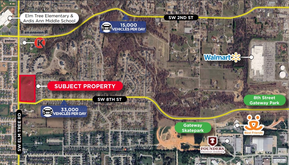 Elm Tree & SW 8th St, Bentonville, AR for sale - Primary Photo - Image 1 of 2