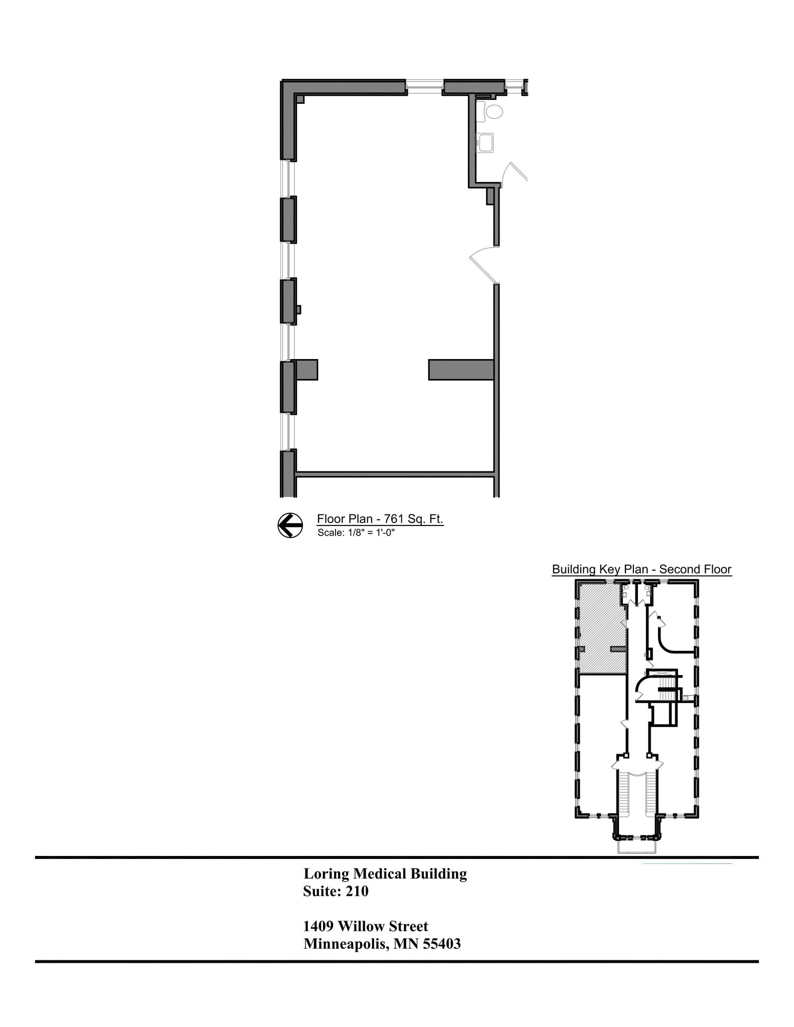 1409 Willow St, Minneapolis, MN à louer Plan de site- Image 1 de 1