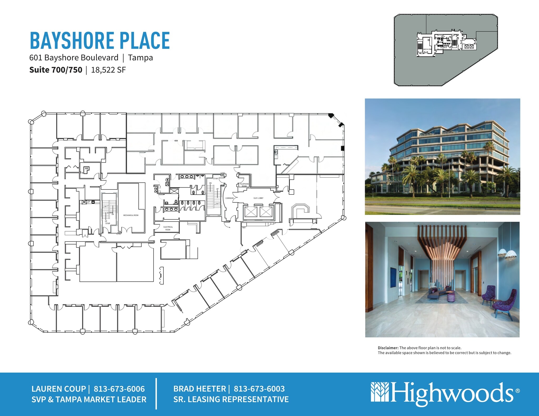 601 Bayshore Blvd, Tampa, FL for lease Site Plan- Image 1 of 2