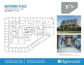 601 Bayshore Blvd, Tampa, FL for lease Site Plan- Image 1 of 2