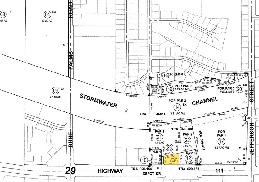 79762 Highway 111, La Quinta, CA à vendre - Plan cadastral - Image 2 de 10