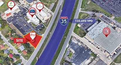 IH 35, New Braunfels, TX - Aerial map view - Image1
