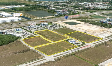 Three Oak Pky @ Gulf Research Lane, Fort Myers, FL - AERIAL map view - Image1