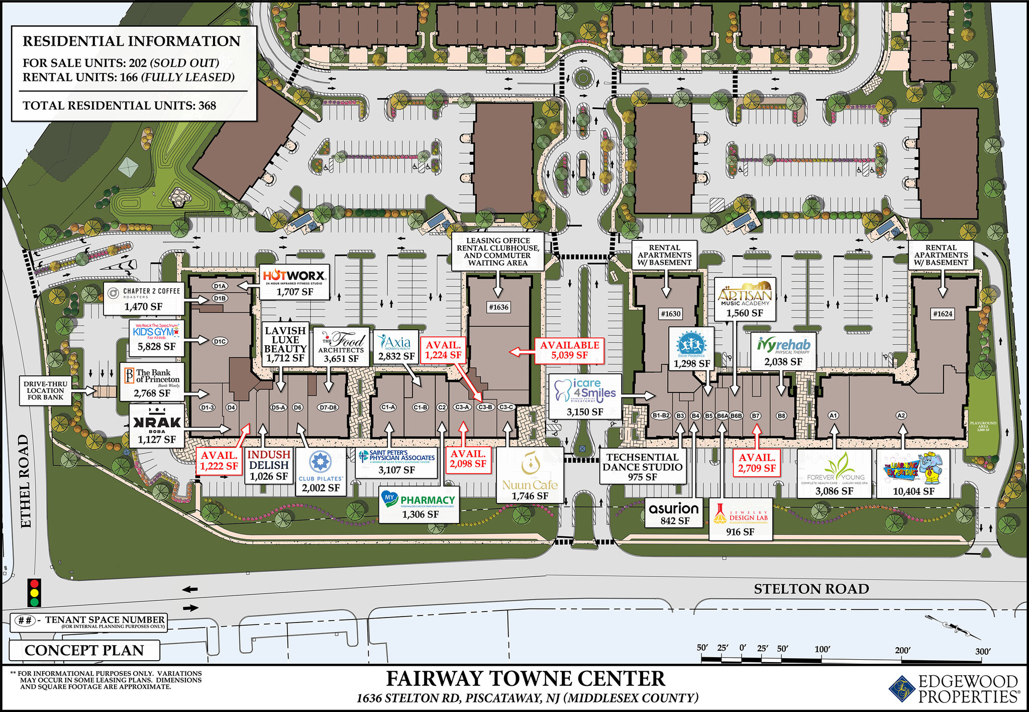 1636 Stelton Rd, Piscataway, NJ for lease Site Plan- Image 1 of 1
