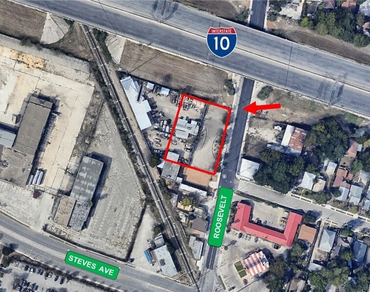 1001 Roosevelt Ave, San Antonio, TX for sale Aerial- Image 1 of 10