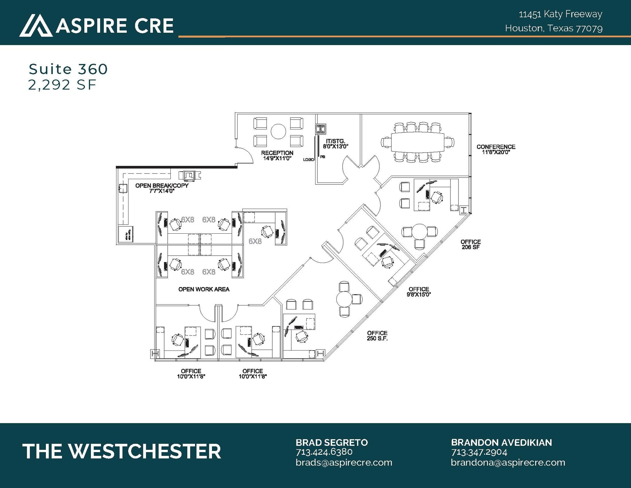 11451 Katy Fwy, Houston, TX for lease Floor Plan- Image 1 of 1