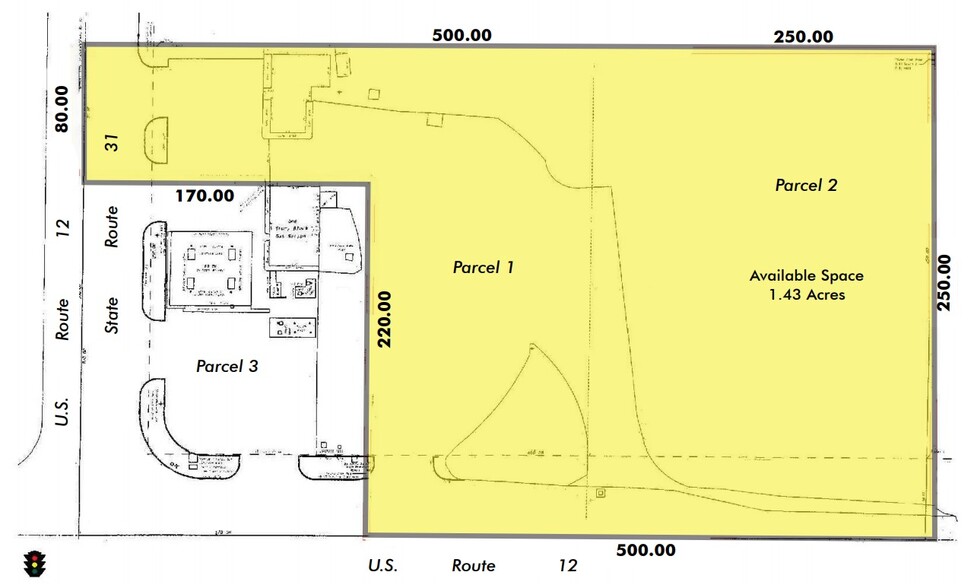 NEC of Route 12 & Route 31, Richmond, IL for lease - Site Plan - Image 3 of 3