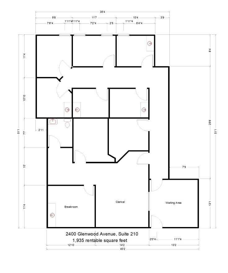 2400 W Glenwood Ave, Joliet, IL for lease Floor Plan- Image 1 of 1