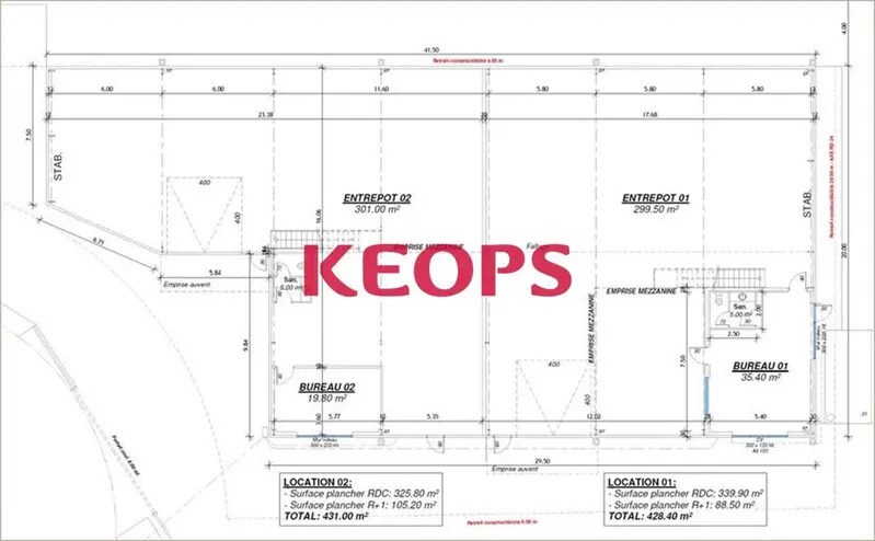 Flex dans Villeneuve-Tolosane à louer - Plan d’étage - Image 3 de 4