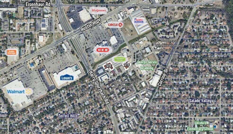 Northeast Parkway, San Antonio, TX for sale - Aerial - Image 2 of 3