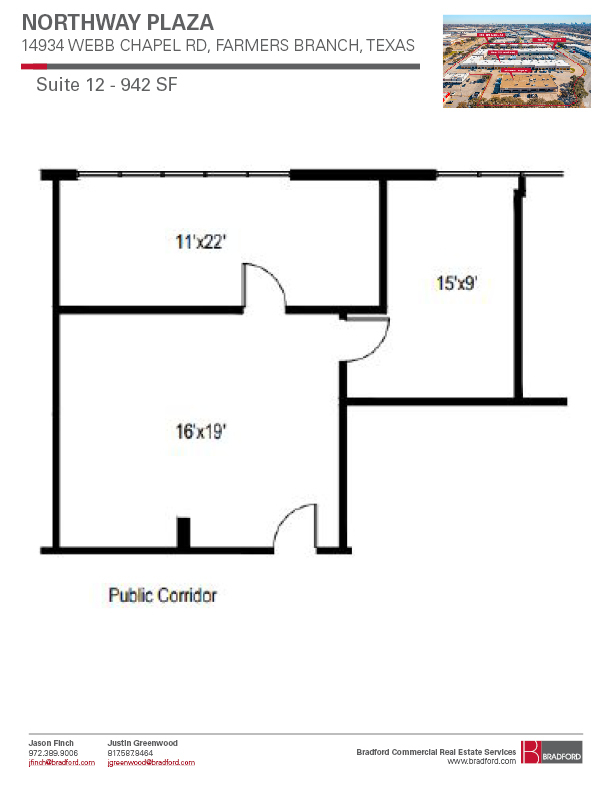 3212-3214 Belt Line Rd, Farmers Branch, TX for lease Floor Plan- Image 1 of 1