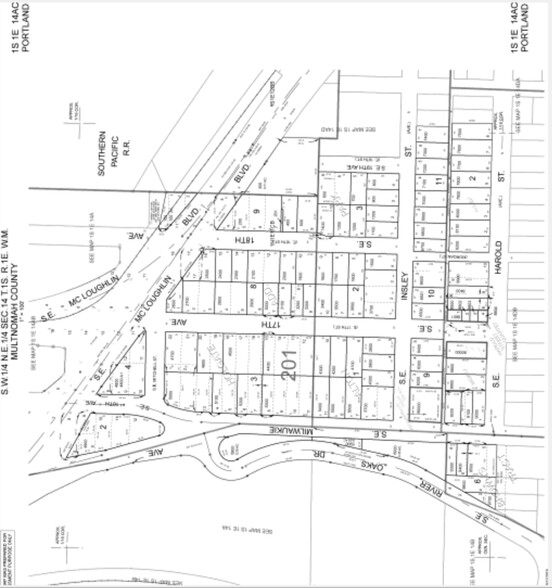 5035 SE McLoughlin Blvd, Portland, OR à louer - Plan cadastral - Image 2 de 6