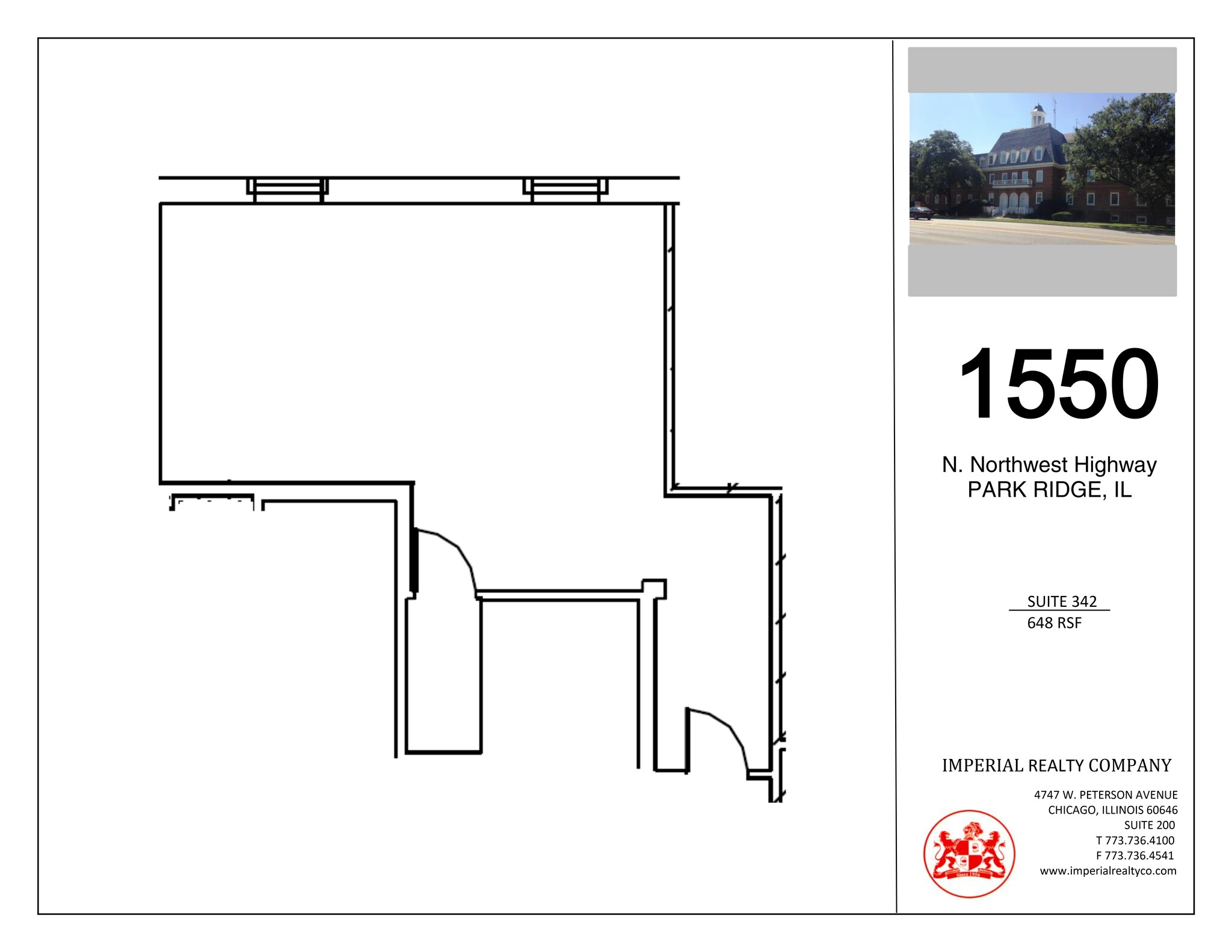 1550 N Northwest Hwy, Park Ridge, IL for lease Site Plan- Image 1 of 1