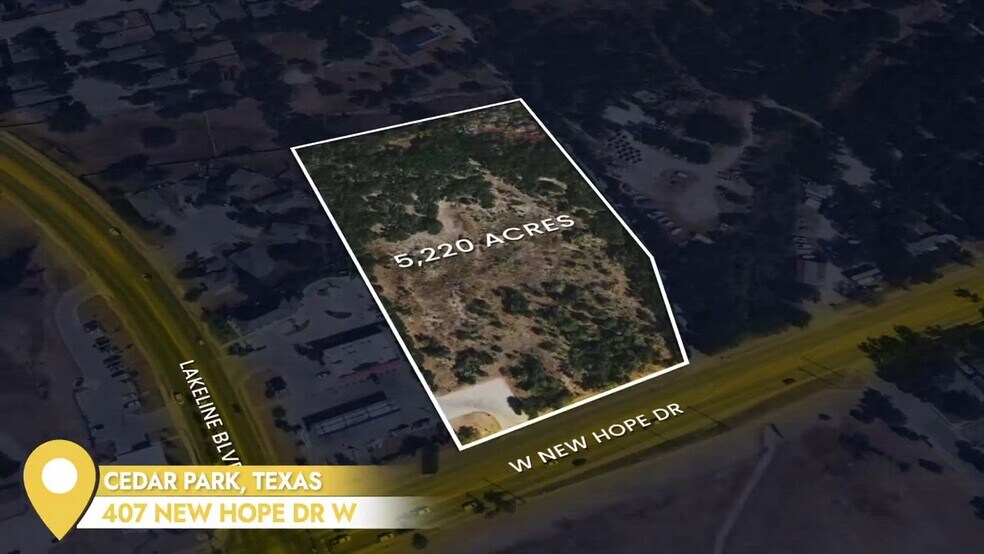 1403 W New Hope Dr, Cedar Park, TX à vendre - Vidéo sur l’inscription commerciale - Image 2 de 10