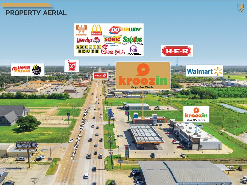 5325 N Twin City Hwy, Port Arthur, TX à vendre - Photo du bâtiment - Image 2 de 9