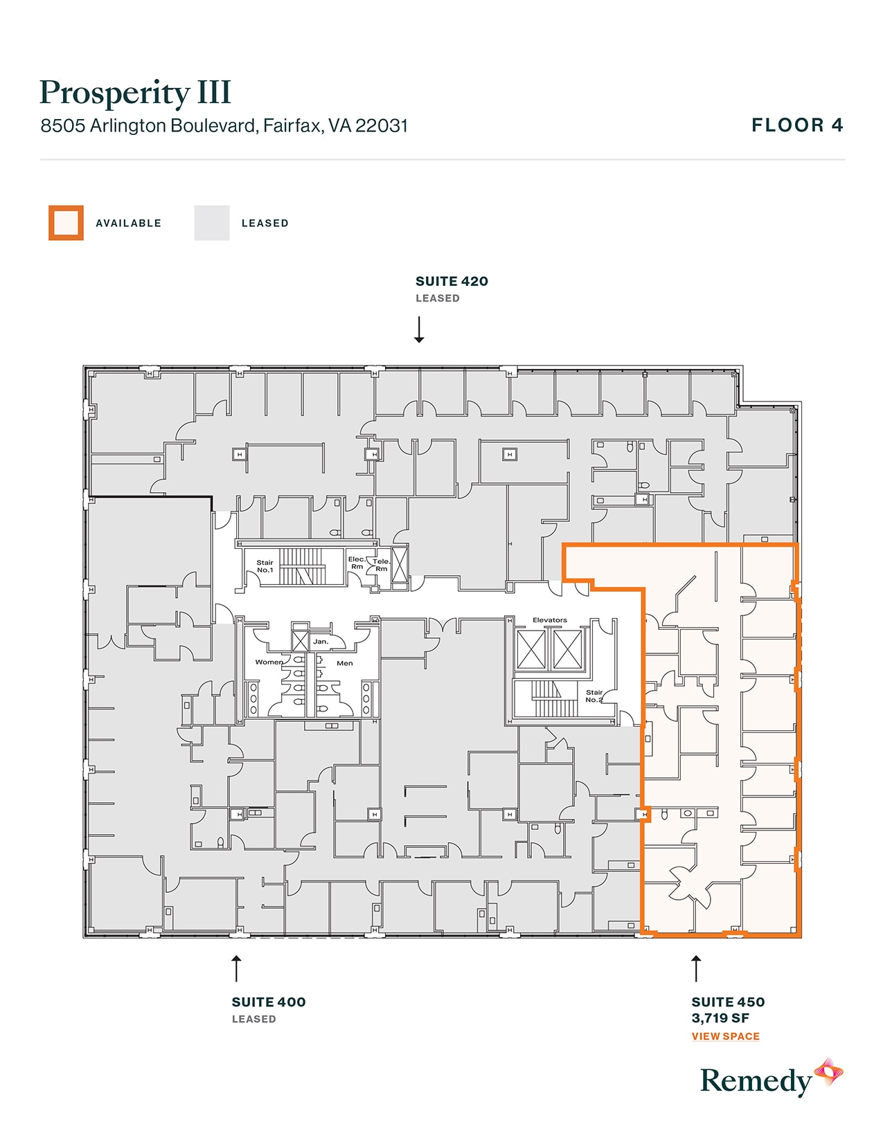 8501 Arlington Blvd, Merrifield, VA for lease Floor Plan- Image 1 of 1