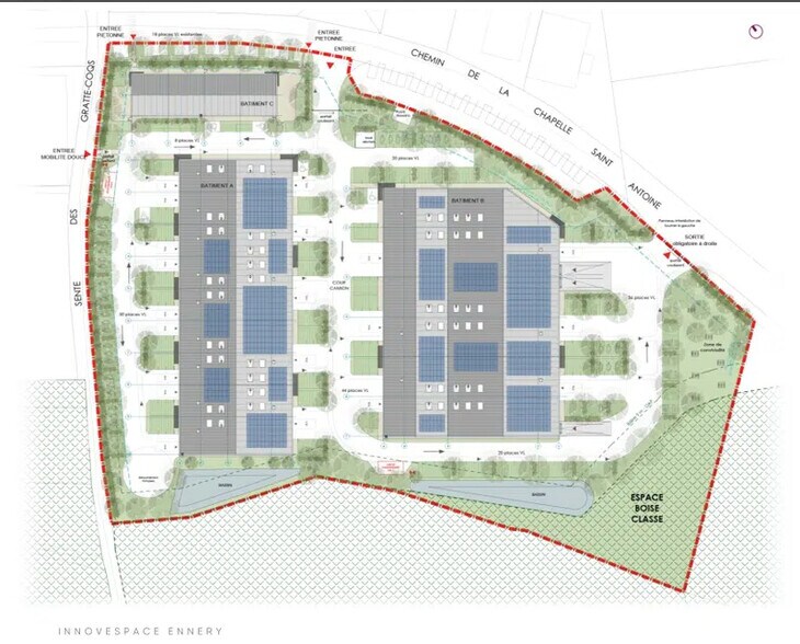53 chemin de la Chapelle Saint-Antoine, Ennery à vendre - Plan de site - Image 1 de 1