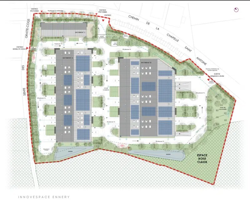 53 chemin de la Chapelle Saint-Antoine, Ennery for sale Site Plan- Image 1 of 2