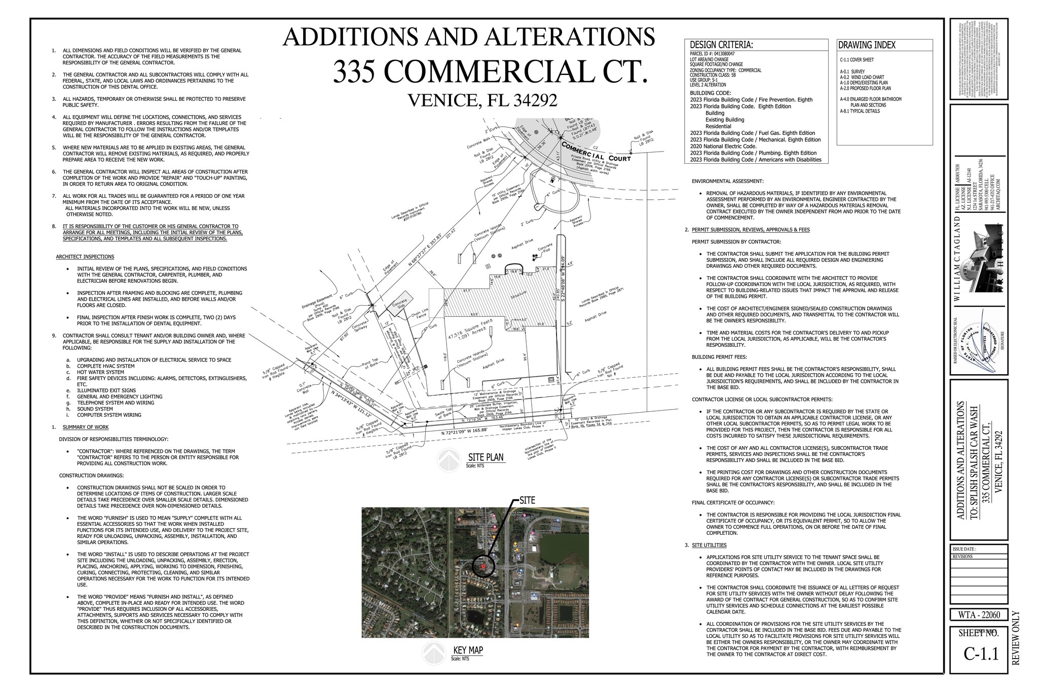 335 Commercial Ct, Venice, FL for lease Site Plan- Image 1 of 1