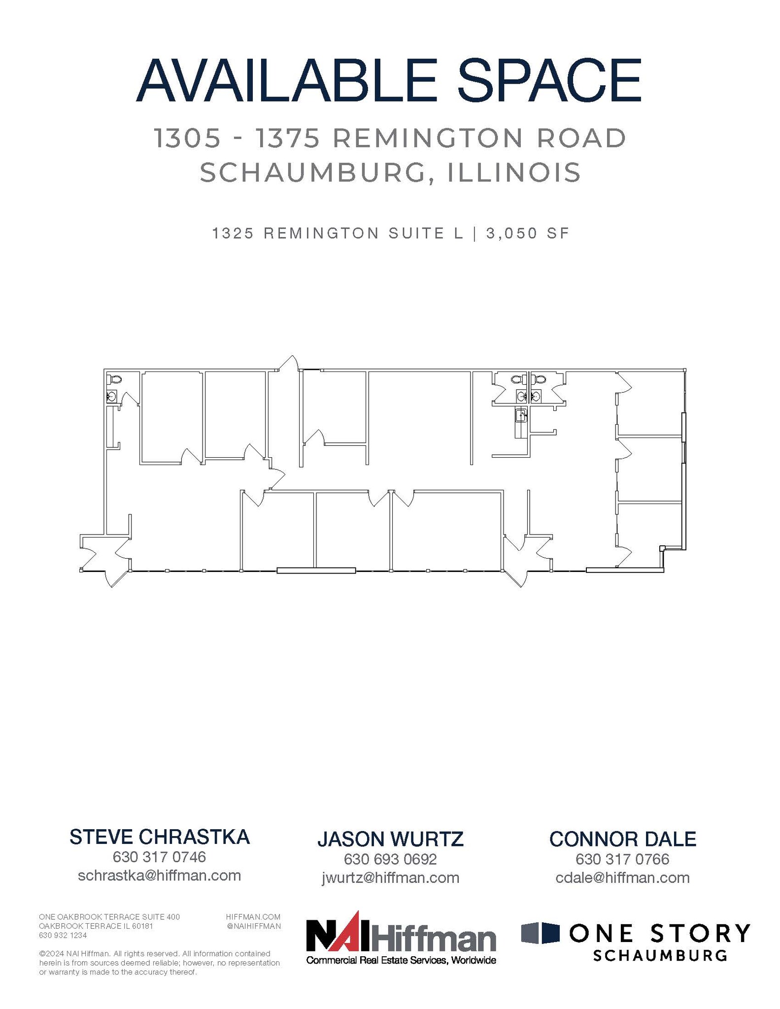 1305 Remington Rd, Schaumburg, IL à louer Plan d  tage- Image 1 de 2