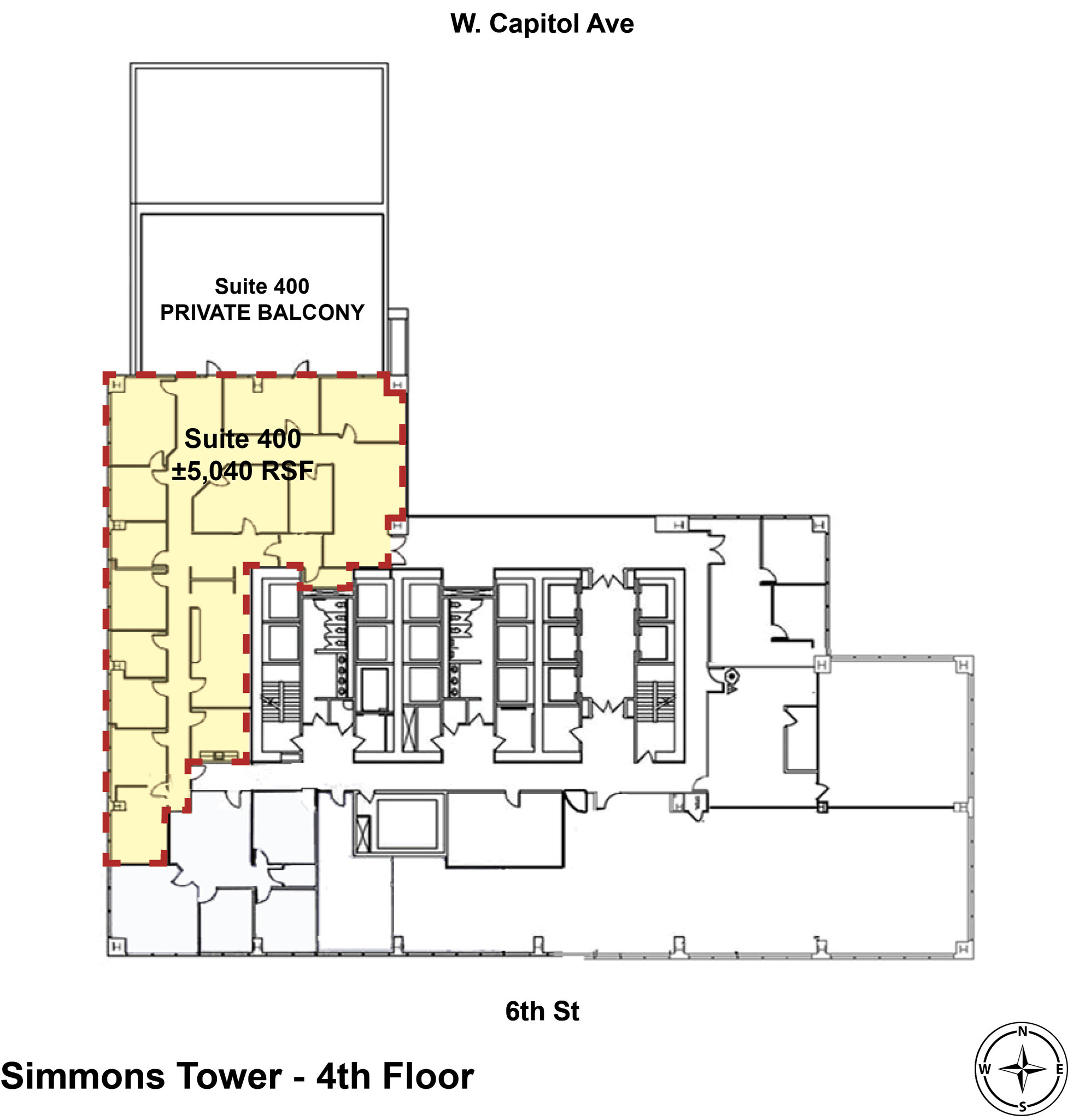 425 W Capitol Ave, Little Rock, AR à louer Plan d  tage- Image 1 de 6