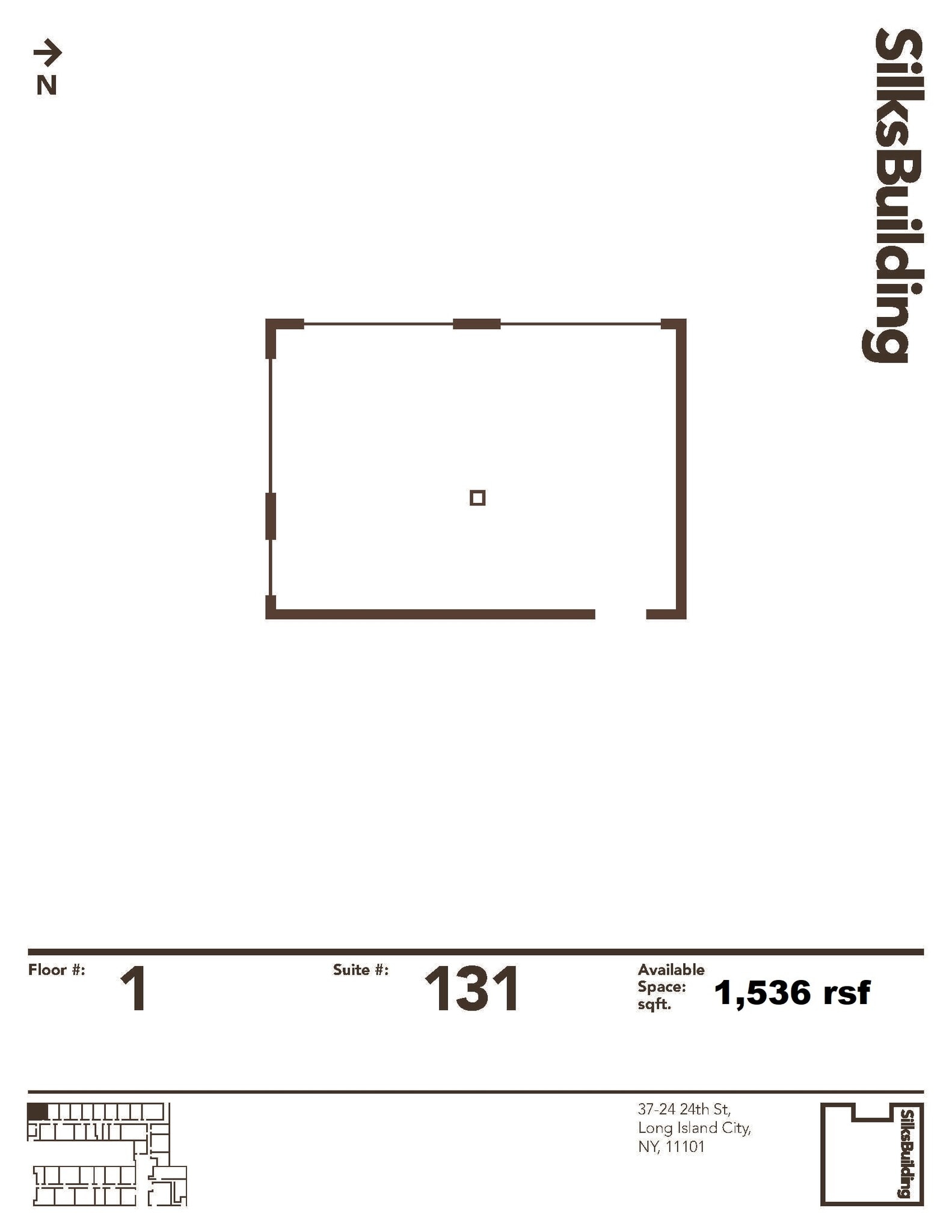 37-24 24th St, Long Island City, NY à louer Plan d’étage- Image 1 de 5