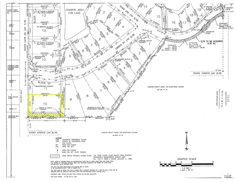 296 Davis Drive, Warner Robins, GA à vendre - Plan de site - Image 2 de 2