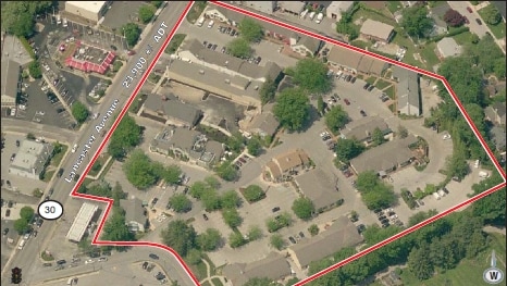 503 W Lancaster Ave, Wayne, PA à louer - Aérien - Image 2 de 7