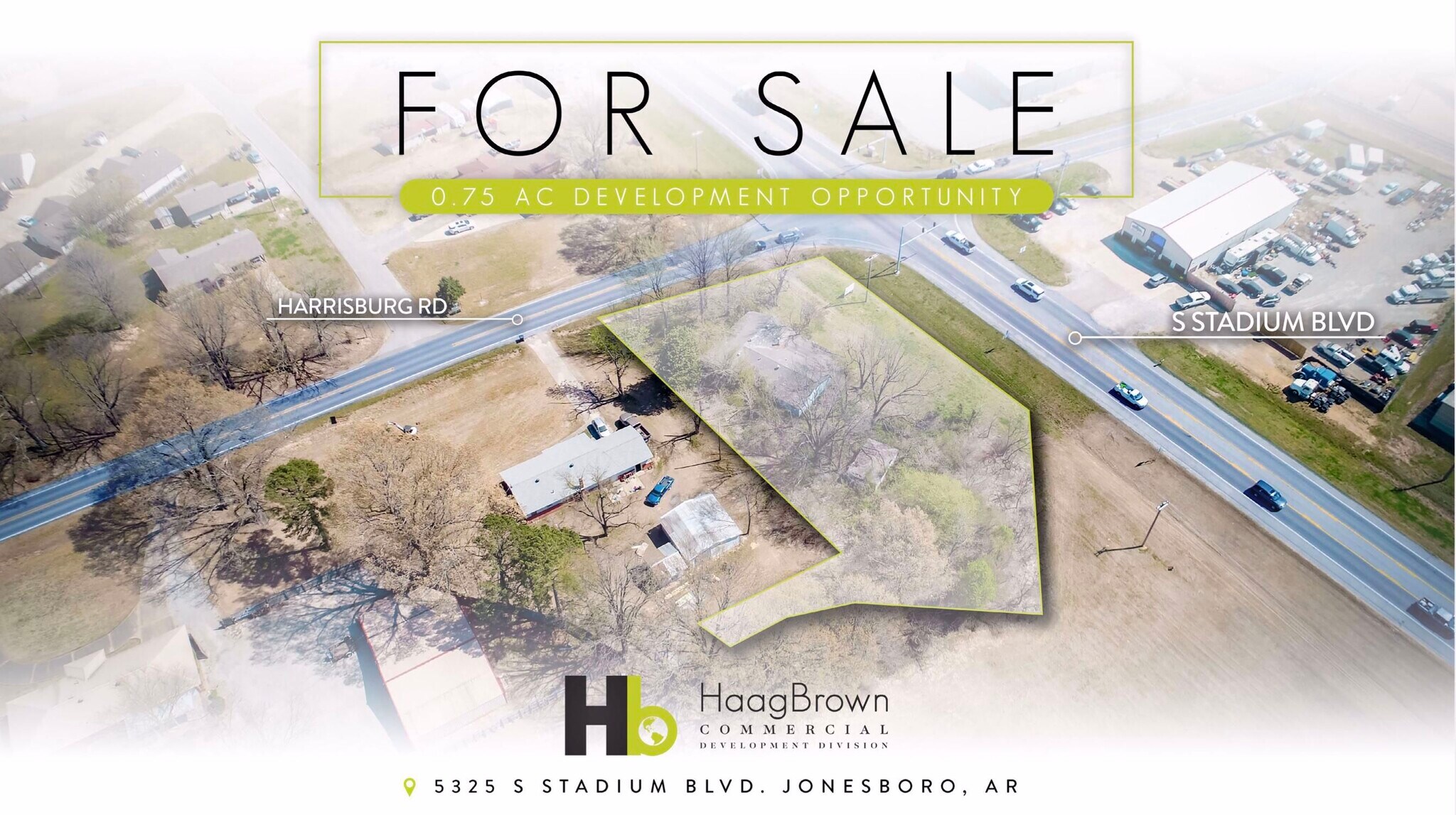 5325 Stadium Blvd, Jonesboro, AR à vendre Aérien- Image 1 de 8