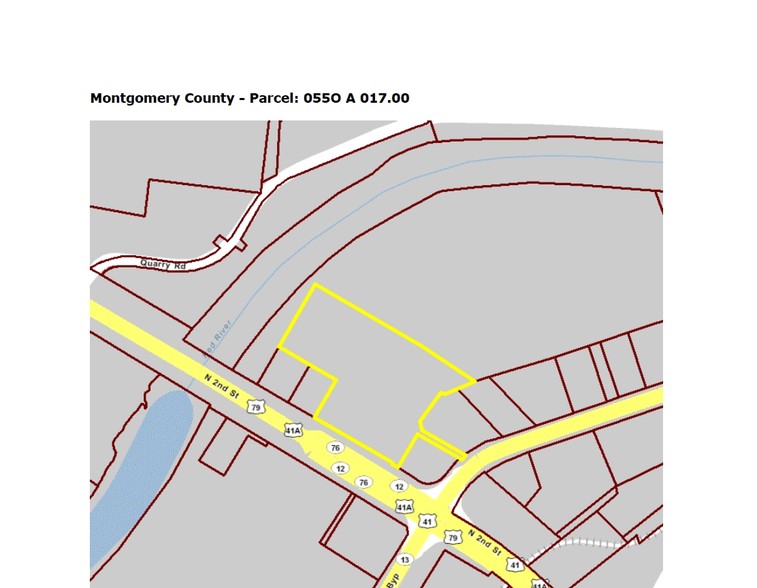 803 N 2nd St, Clarksville, TN à vendre - Plan cadastral - Image 1 de 1