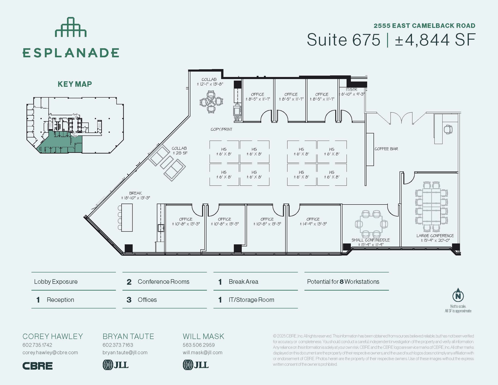 2555 E Camelback Rd, Phoenix, AZ for lease Floor Plan- Image 1 of 1